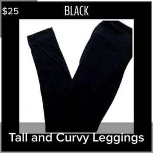 NEW LULAROE SOLID BLACK LEGGINGS